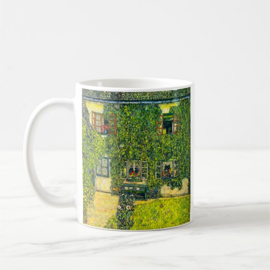 Gustav Klimt Das Haus Guardaboschi Kaffeetasse (Links)