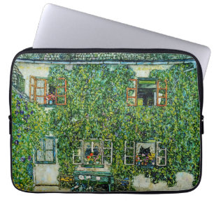 Gustav Klimt - Das Haus Guardaboschi Laptopschutzhülle