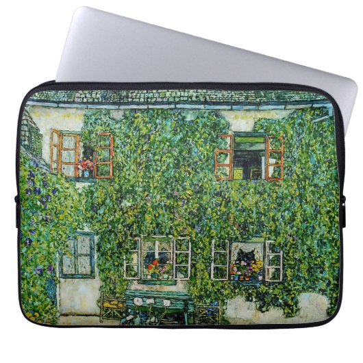 Gustav Klimt - Das Haus Guardaboschi Laptopschutzhülle (Vorderseite)