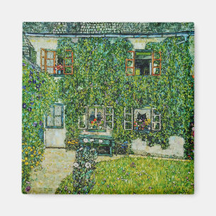 Gustav Klimt - Das Haus Guardaboschi Magnet