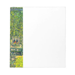 Gustav Klimt Das Haus Guardaboschi Notizblock