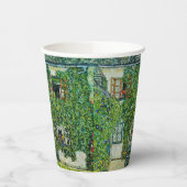 Gustav Klimt - Das Haus Guardaboschi Pappbecher (Links)