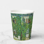 Gustav Klimt - Das Haus Guardaboschi Pappbecher (Rechts)