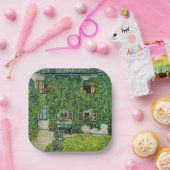 Gustav Klimt - Das Haus Guardaboschi Pappteller (Party)