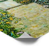 Gustav Klimt - Das Haus Guardaboschi Poster (Ecke)