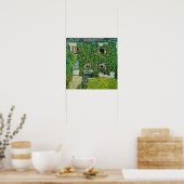 Gustav Klimt - Das Haus Guardaboschi Poster (Küche)