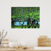 Gustav Klimt - Das Haus Guardaboschi Poster (Küche)