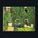 Gustav Klimt - Das Haus Guardaboschi Postkarte<br><div class="desc">Das Haus Guardaboschi,  1912 Gemälde des österreichischen Künstlers Gustav Klimt</div>