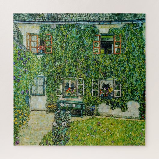 Gustav Klimt - Das Haus Guardaboschi Puzzle (Vertikal)