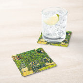 Gustav Klimt Das Haus Guardaboschi Rechteckiger Pappuntersetzer (Vor Ort)