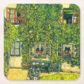 Gustav Klimt Das Haus Guardaboschi Rechteckiger Pappuntersetzer (Vorderseite)