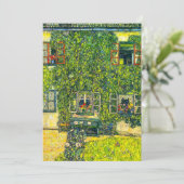 Gustav Klimt Das Haus Guardaboschi Save The Date (Stehend Vorderseite)