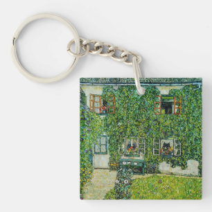 Gustav Klimt - Das Haus Guardaboschi Schlüsselanhänger