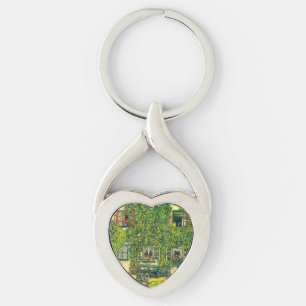 Gustav Klimt Das Haus Guardaboschi Schlüsselanhänger
