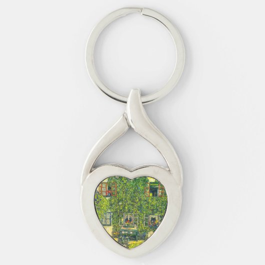 Gustav Klimt Das Haus Guardaboschi Schlüsselanhänger (Vorderseite)
