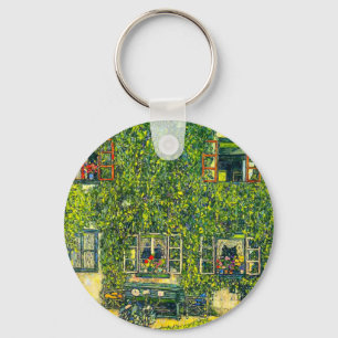Gustav Klimt Das Haus Guardaboschi Schlüsselanhänger