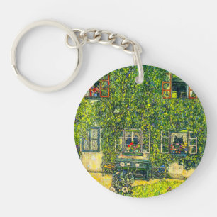 Gustav Klimt Das Haus Guardaboschi Schlüsselanhänger