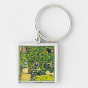 Gustav Klimt Das Haus Guardaboschi Schlüsselanhänger
