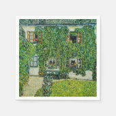 Gustav Klimt - Das Haus Guardaboschi Serviette (Vorderseite)