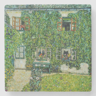 Gustav Klimt - Das Haus Guardaboschi Steinuntersetzer