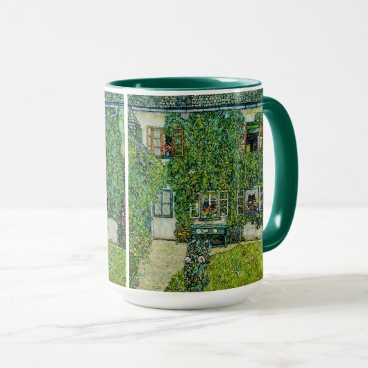 Gustav Klimt - Das Haus Guardaboschi Tasse (VorderseiteRechts)