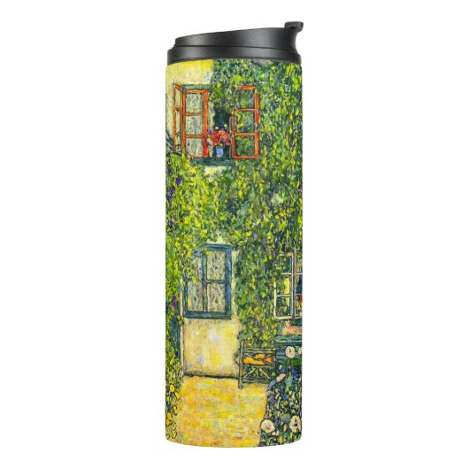 Gustav Klimt Das Haus Guardaboschi Thermosbecher (Nach links gedreht)