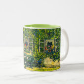 Gustav Klimt Das Haus Guardaboschi Zweifarbige Tasse (VorderseiteRechts)