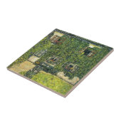 Gustav Klimt - das Haus von Guardaboschi Fliese (Seite)