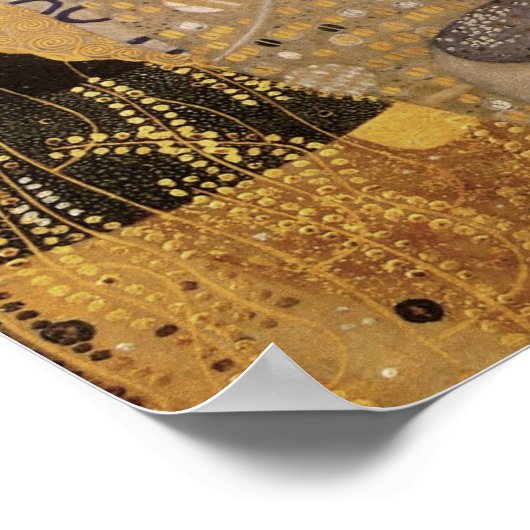 Gustav Klimt ~ Das Hydra-Poster Poster (Ecke)
