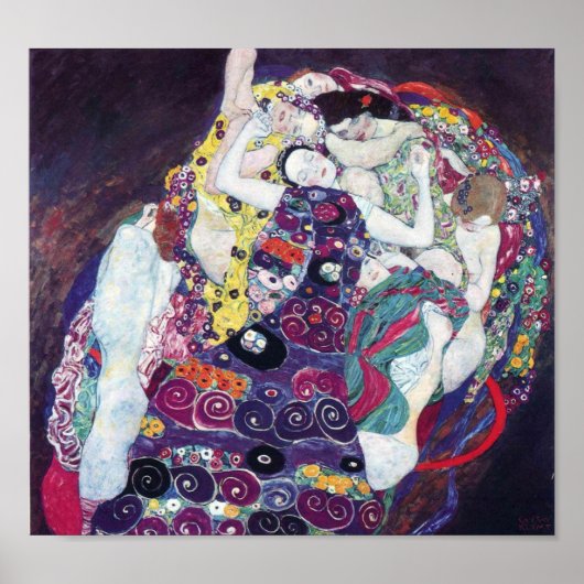 Gustav Klimt das Jungfrau-Poster Poster (Vorne)