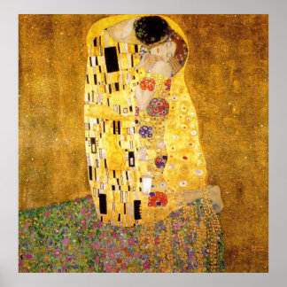 Gustav Klimt Das Kiss Fine Art Poster