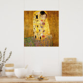Gustav Klimt Das Kiss Fine Art Poster (Küche)
