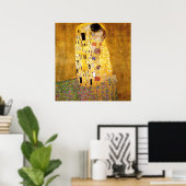 Gustav Klimt Das Kiss Fine Art Poster (Heimbüro)