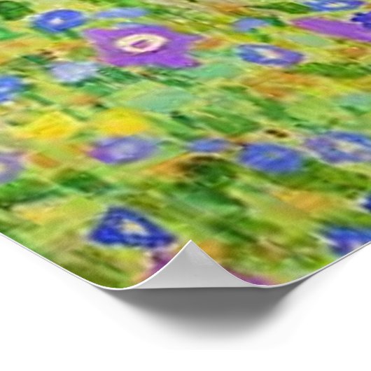 Gustav Klimt Das Kiss Kat Poster (Ecke)