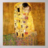 Gustav Klimt Das Kiss Poster (Vorne)