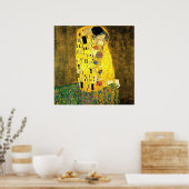 Gustav Klimt - Das Kiss Poster (Küche)