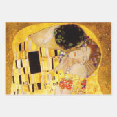 Gustav Klimt Das klassische Kiss-Gemälde Geschenkpapier Set (Vorderseite)