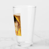 Gustav Klimt Das klassische Kiss-Gemälde Glas (Links)