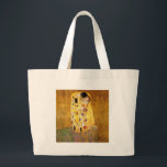 Gustav Klimt Das klassische Kiss-Gemälde Jumbo Stoffbeutel<br><div class="desc">Gustav Klimt Der Kuss Gustav Klimt verwendete in seinem wunderschönen Werk Jugendstil-Frauen und Dekorationskunst echtes Gold. Dieses Klimt-Gemälde hieß "Der Kuss" und ist das bekannteste Jugendstil-Werk, das er je gemalt hat. Das Gemälde Gustav Klimt ist eine Jugendstil-Frau und Mann in einer Umarmung. Die Farben sind überwiegend gold - mit echtem...</div>