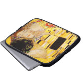 Gustav Klimt Das klassische Kiss-Gemälde Laptopschutzhülle (Vorne Knopf)