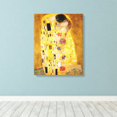 Gustav Klimt Das klassische Kiss-Gemälde Leinwanddruck (Insitu (Holzboden))