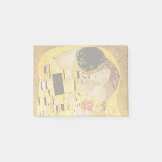 Gustav Klimt Das klassische Kiss-Gemälde Post-it Klebezettel (Vorderseite)