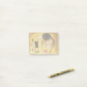 Gustav Klimt Das klassische Kiss-Gemälde Post-it Klebezettel (Auf Schreibtisch)
