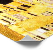 Gustav Klimt Das klassische Kiss-Gemälde Poster (Ecke)