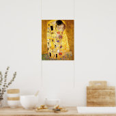 Gustav Klimt Das klassische Kiss-Gemälde Poster (Küche)