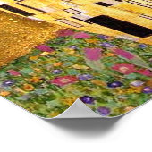 Gustav Klimt Das klassische Kiss-Gemälde Poster (Ecke)