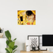 Gustav Klimt Das klassische Kiss-Gemälde Poster (Heimbüro)