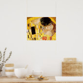 Gustav Klimt Das klassische Kiss-Gemälde Poster (Küche)