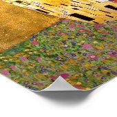 Gustav Klimt Das klassische Kiss-Gemälde Poster (Ecke)