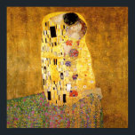 Gustav Klimt Das klassische Kiss-Gemälde Poster<br><div class="desc">Gustav Klimt Der Kuss Gustav Klimt verwendete in seinem wunderschönen Werk Jugendstil-Frauen und Dekorationskunst echtes Gold. Dieses Klimt-Gemälde hieß "Der Kuss" und ist das bekannteste Jugendstil-Werk, das er je gemalt hat. Das Gemälde Gustav Klimt ist eine Jugendstil-Frau und Mann in einer Umarmung. Die Farben sind überwiegend gold - mit echtem...</div>